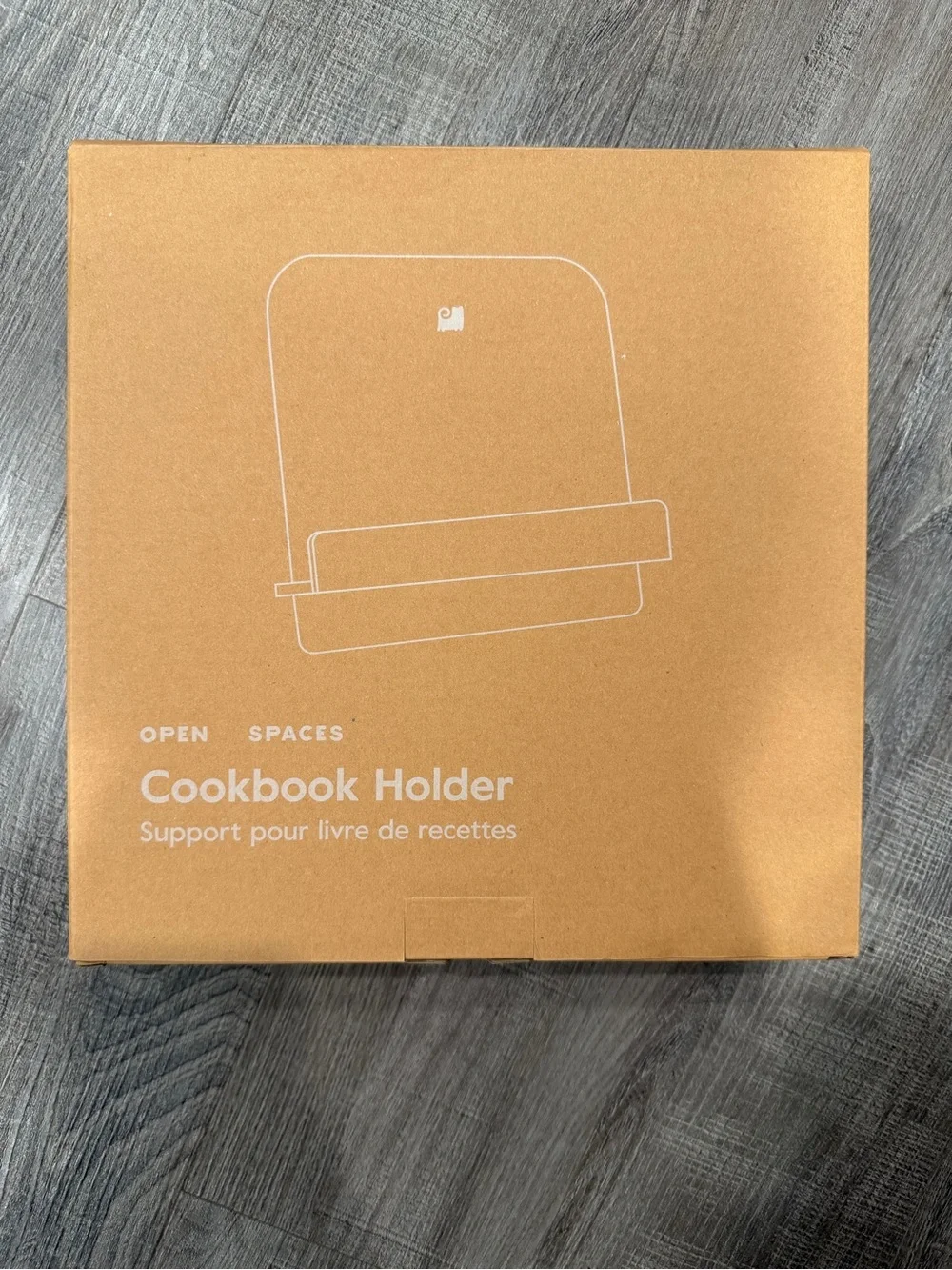 Open Spaces Pinewood Cookbook Holder - BNIB!